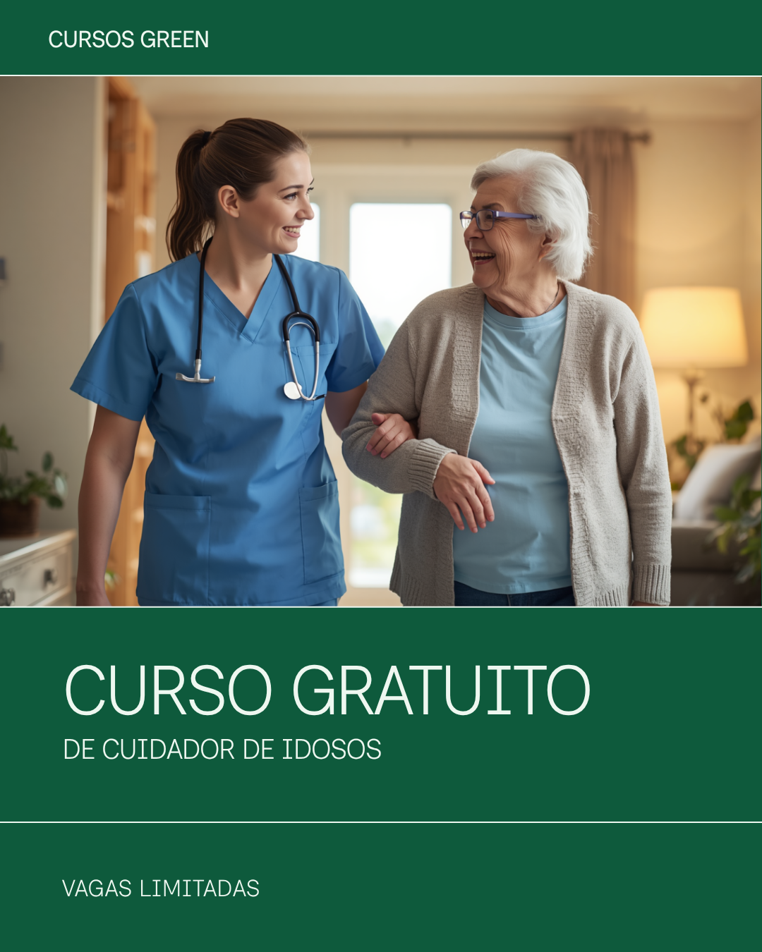 Curso Gratuito de Cuidador de Idosos