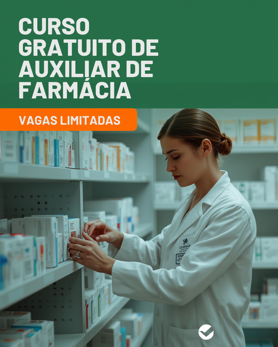 Curso Gratuito de Auxiliar de Farmácia