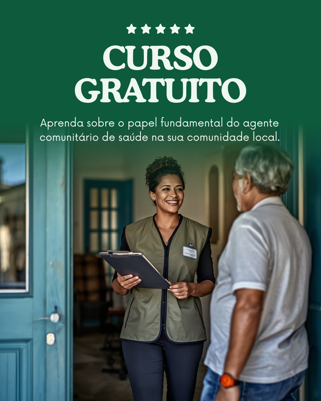 Curso Gratuito de Agente Comunitário de Saúde