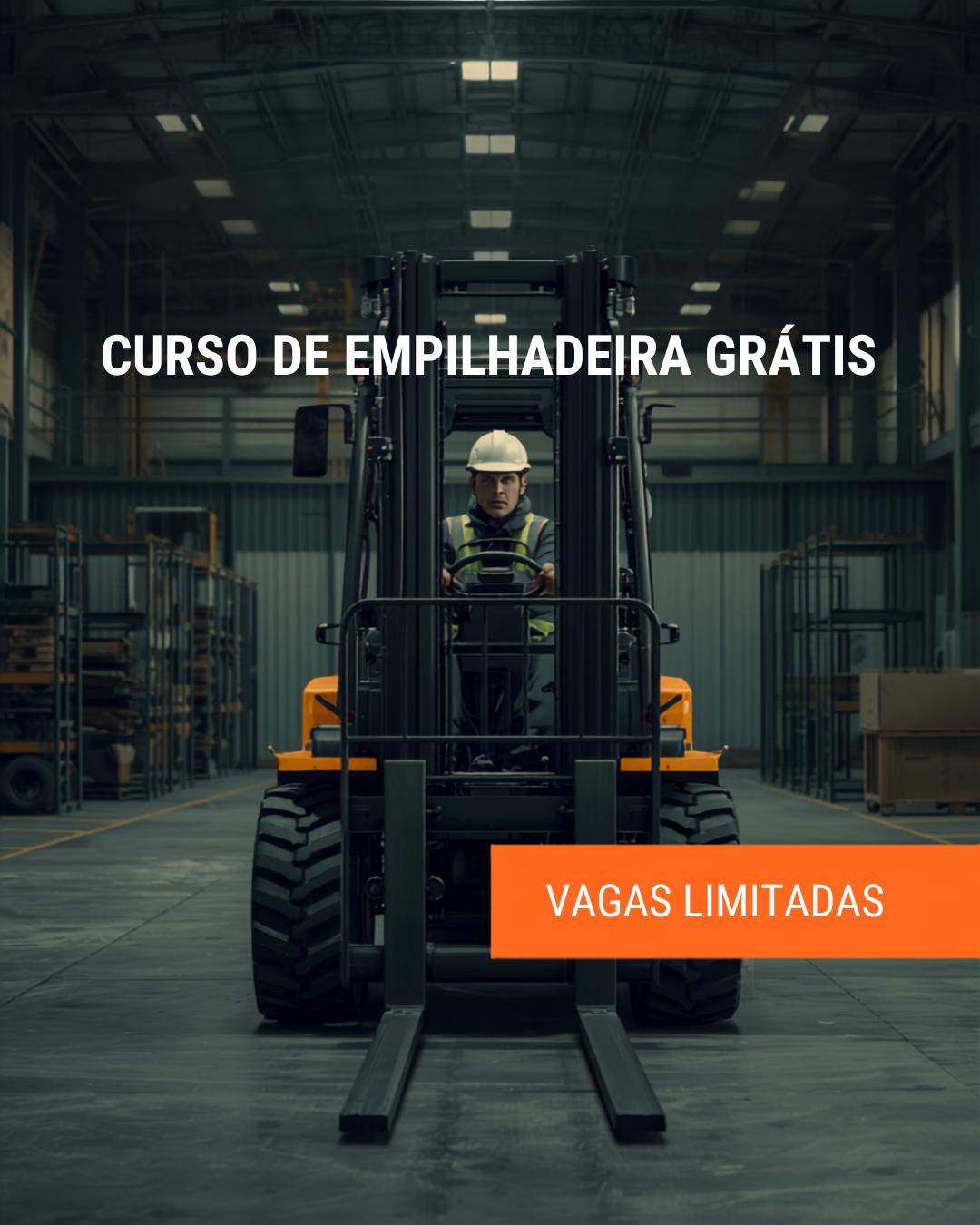 Curso Gratuito de Operador de Empilhadeira