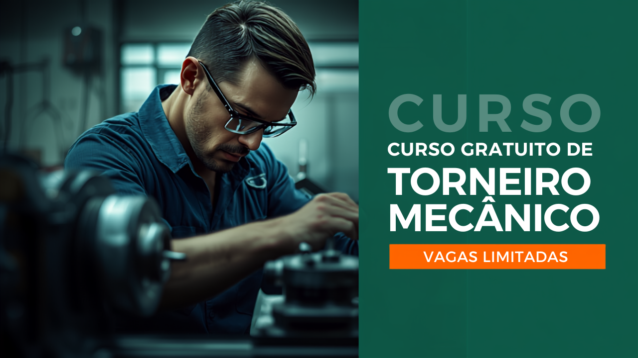Curso Gratuito de Torneiro Mecânico