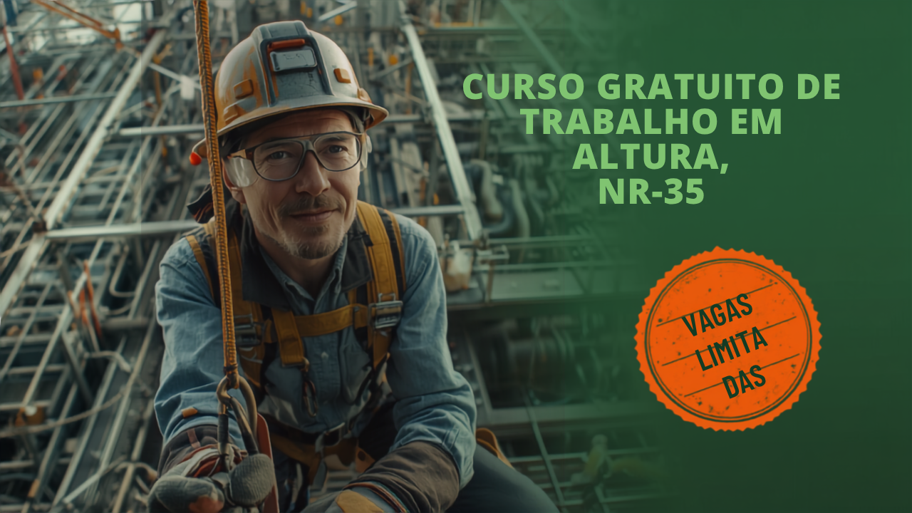 Curso Gratuito de Trabalho em Altura, NR-35