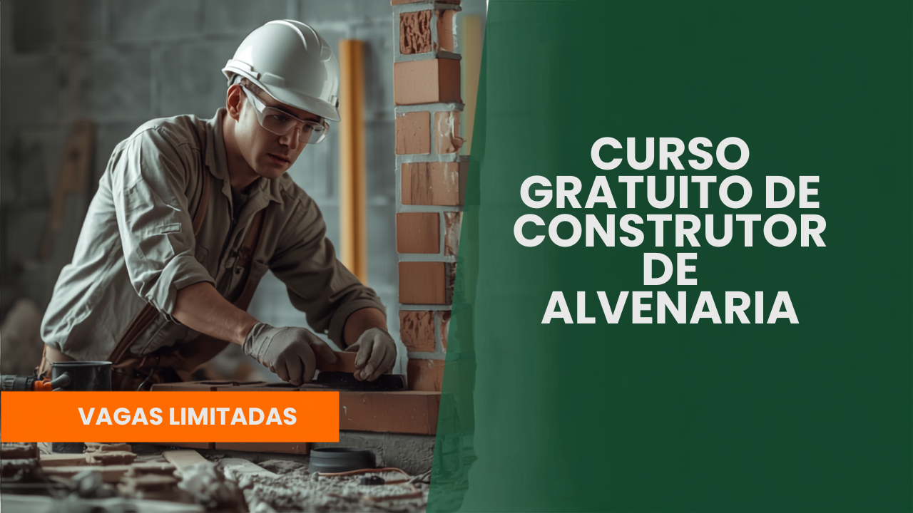 Curso Gratuito de Construtor de Alvenaria