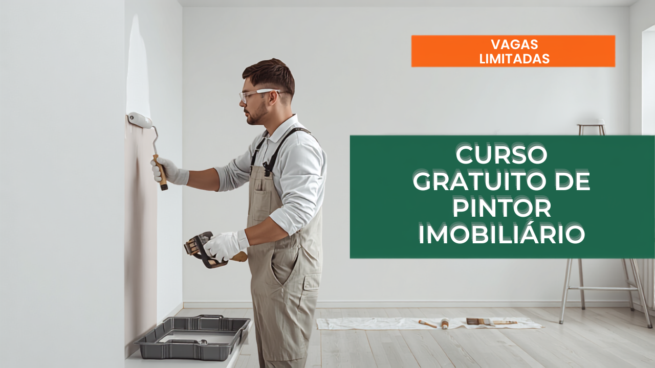 Curso Gratuito Pintor Imobiliário